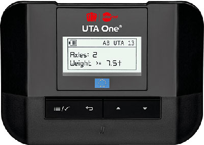 El dispositivo de peajes UTA One® para Europa
