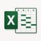Create me an excel file preview image Like the excel icon-1