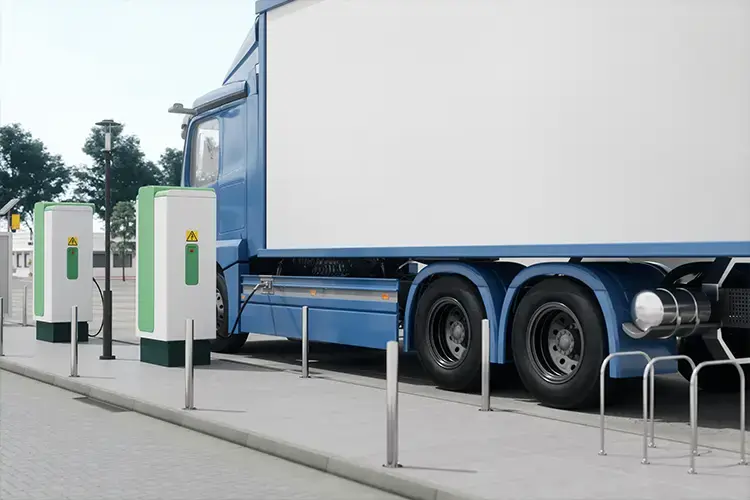 electric truck charging